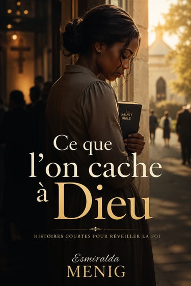 Couverture wattpad, la foi, Une femme avec une bible