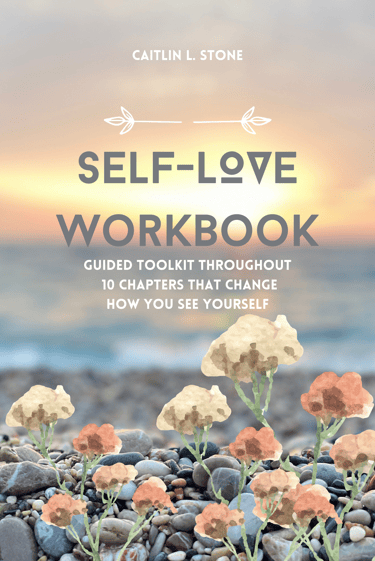 a book cover of Self-Love Workbook