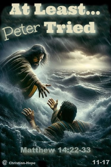 Better To Try And Fail