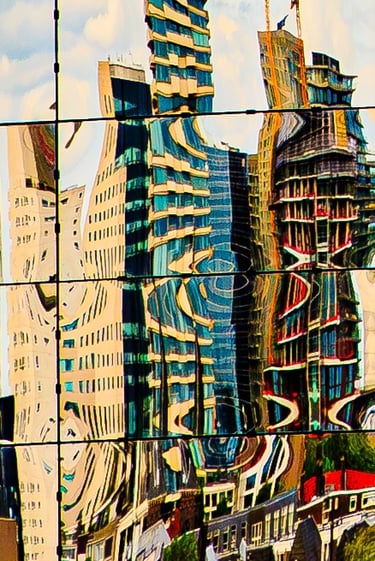 Rotterdam city reflection 2