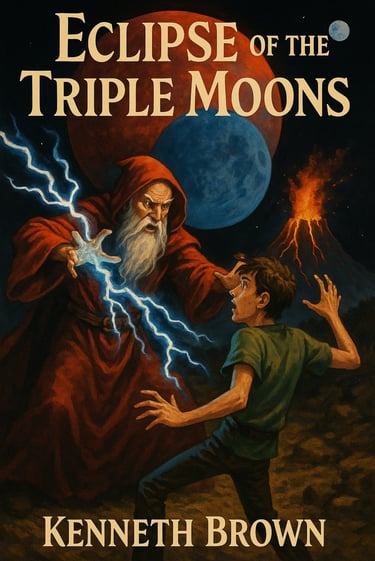 Can three teenagers rescue their friend before the Eclipse of the Triple Moons?
