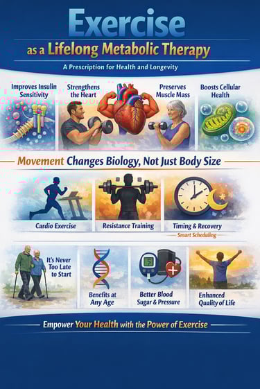 Metabolic Flexibility and Exercise: Cellular Reprogramming in Clinical Practice