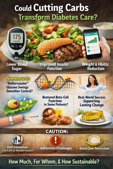 Can reducing carbs improve blood sugar? Explore evidence-based benefits, risks, and real-world resul