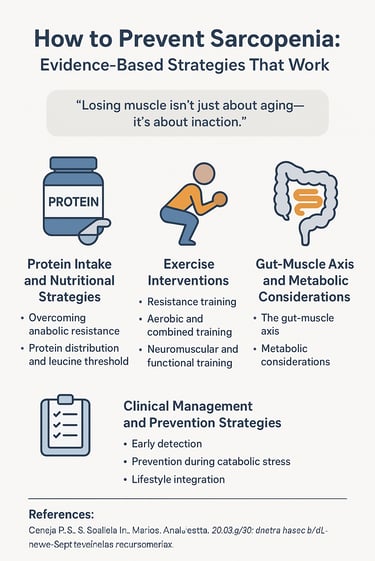 Prevent Sarcopenia: Evidence-Based Strategies for Muscle, Protein & Strength