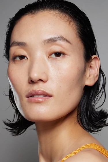 Ann Gior Makeup Artist for Marni NYFW on model Lina Zhang