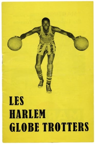 1959 French Program for when the Harlem Globetrotters with Wilt the Stilt Chamberlain played a tour 