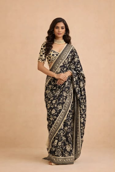 Chandni Raag Parsi Saree