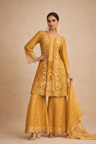 Gota Kalidar Sharara Set