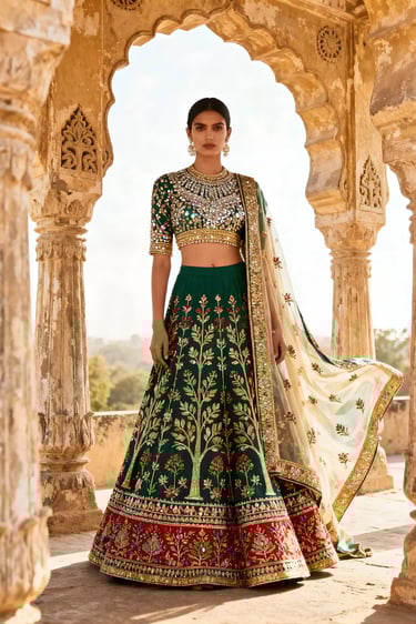 Kadamba Tree Lehenga