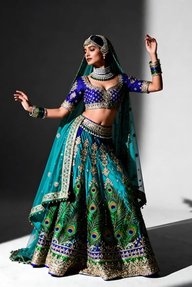 Mayur Raga Lehenga
