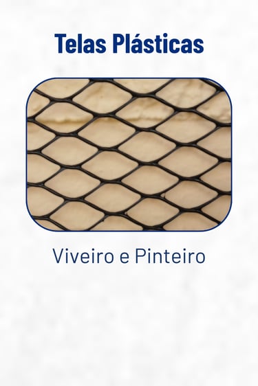 Telas Plásticas - Foto de tela plástica preta - Viveiro e Pinteiro