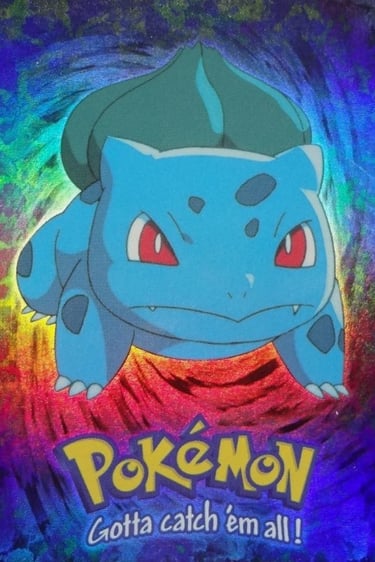 E1 Of E12 Bulbasaur Topps Pokémon The FIrst Movie rainbow foil