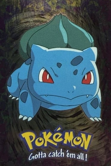 E1 Of E12 Bulbasaur Topps Pokémon The FIrst Movie silver foil