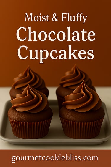 moist & fluffy chocolate cupcakes