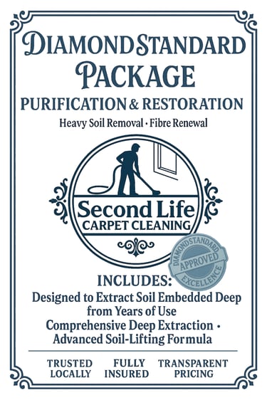 Professional deep carpet cleaning Hobart Diamond Purification/Restoration for heavy soil and stains