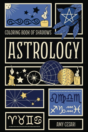 Coloring Book of Shadows: Astrology