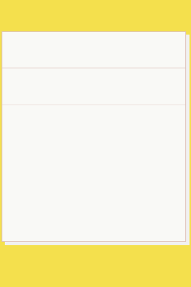 typical email template