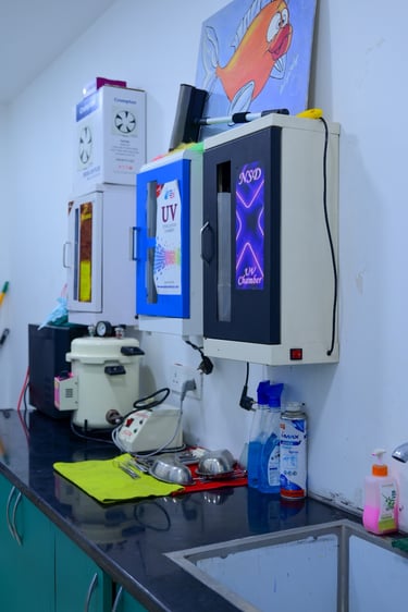 Sterilization room at Peoples Dental Clinic