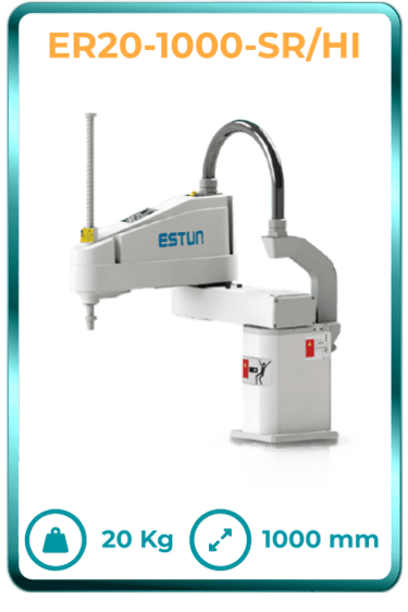 Robot industrial Scara chino de calidad en Mexico modelo Estun ER20-1000-srhi