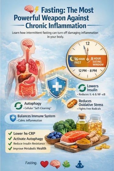 🧠⚡ Fasting : The Most Powerful Weapon Against Chronic Inflammation