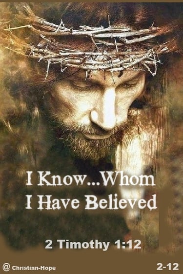 I Know Whom I Have Believed