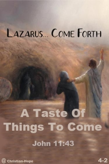 Lazarus Come Forth
