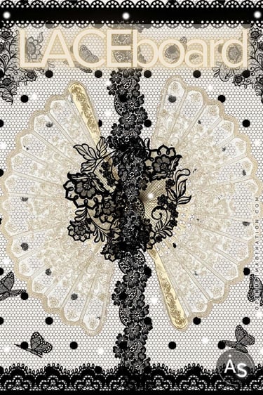 Colorboard inspiré par le thème Laced up des pinterest predicts 2026