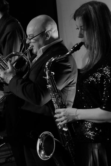 Muzikantai Arūnas ir Julija Kuzminskai