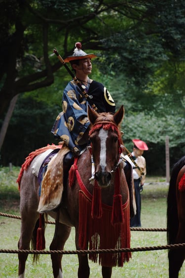 "Stare Down" - Yabusame archer at Meiji Jingu, Tokyo, Japan