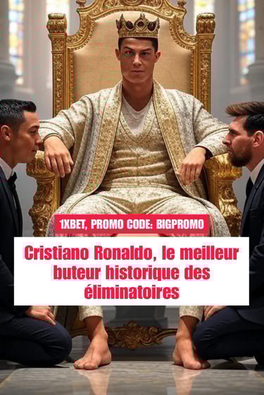 Cristiano Ronaldo égale Carlos Ruiz avec 39 buts en éliminatoires, un record historique du football mondial.