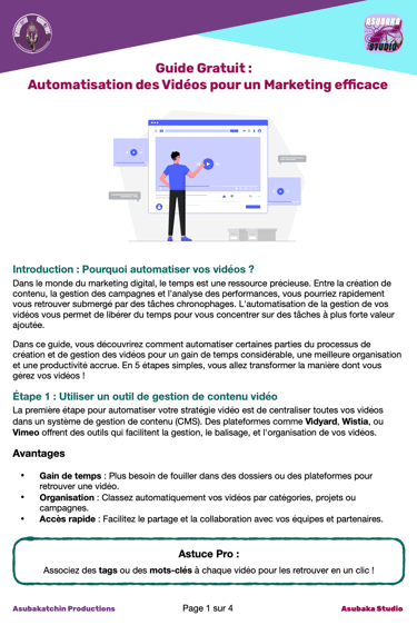 Guide : automatisation des Vidéos pour un Marketing efficace