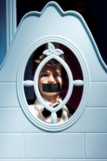 a doll in a doll house