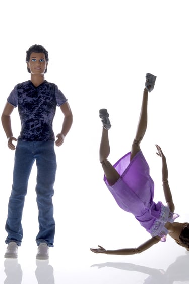 a man and a woman standing next to each other