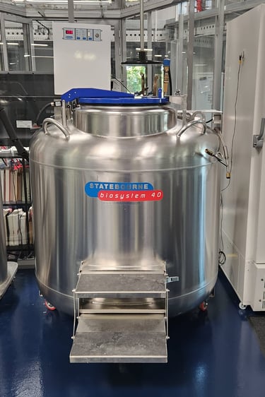 Standard liquid nitrogen biobank. CTIBIOTECH. Biobank. Tissues.