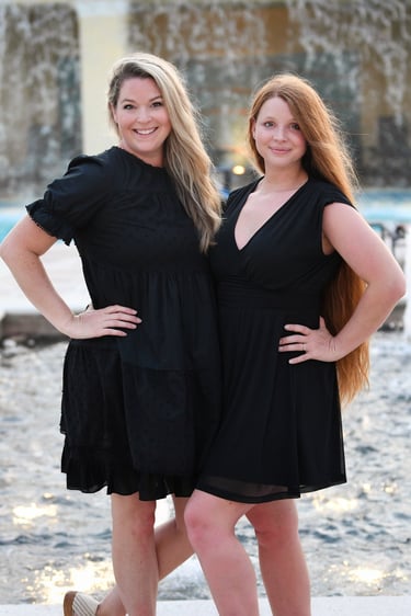 Picture of Wonderland on Points podcast hosts Mary Ellen and Joanna