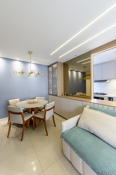Mesa de jantar redonda - Apartamento TC