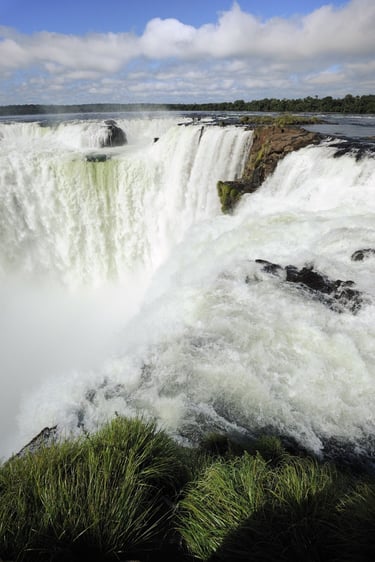 Les chute d'Iguaçu au Brésil