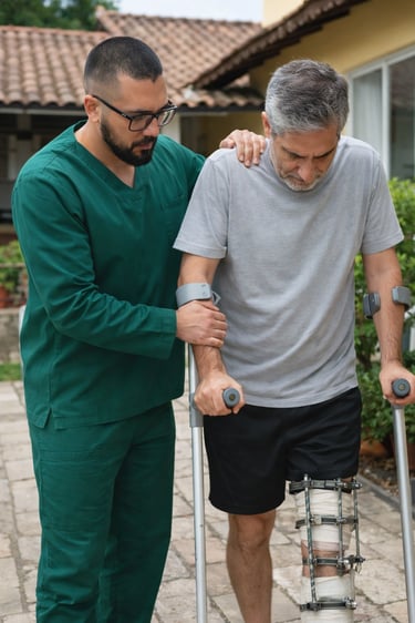 Fisioterapia pós prótese de joelho e quadril em porto alegre