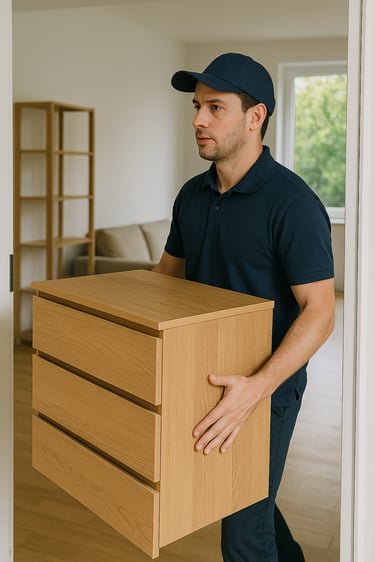 Transporte confiable de muebles e inmuebles con cuidado y puntualidad