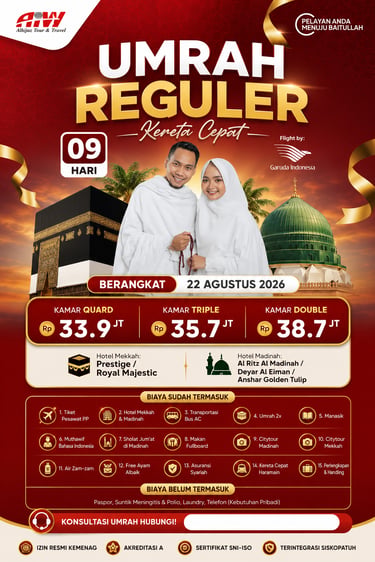 umroh 22 agustus 2026
