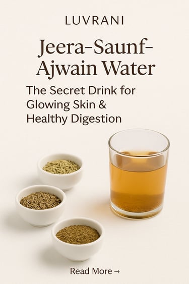 natural organic and Ayurvedic drink for digestion and glowing skin