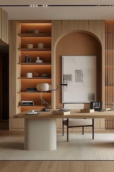 ofis tadilatı sonrası fonksiyonel iç mekân düzeni