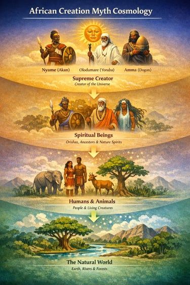 african creation myth cosmology