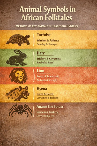 Animal symbols in African stories
