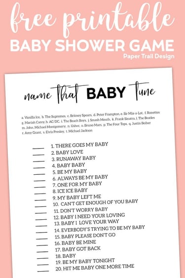 baby song list