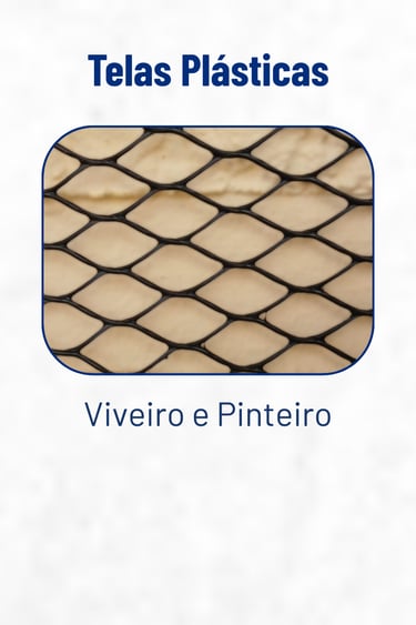 Telas Plásticas - Foto de tela plástica preta - Viveiro e Pinteiro