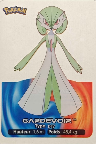Gardevoir Lamicards Pokémon série 3