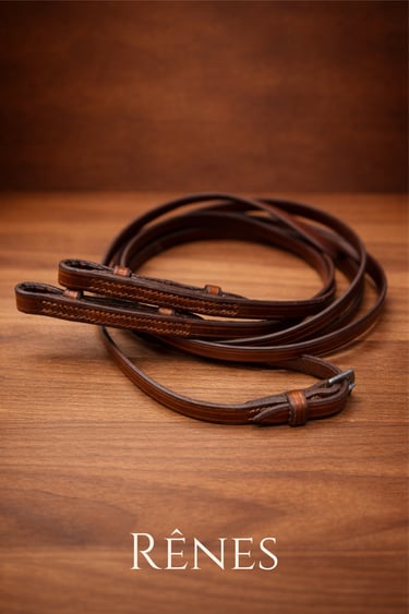 rênes cuir sellerie etter Genève suisse artisan sellier cheval