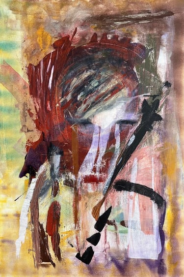 The lady - acrylic on canvas, — Nikki Kelly