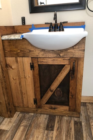 Bathroom vanity remodel